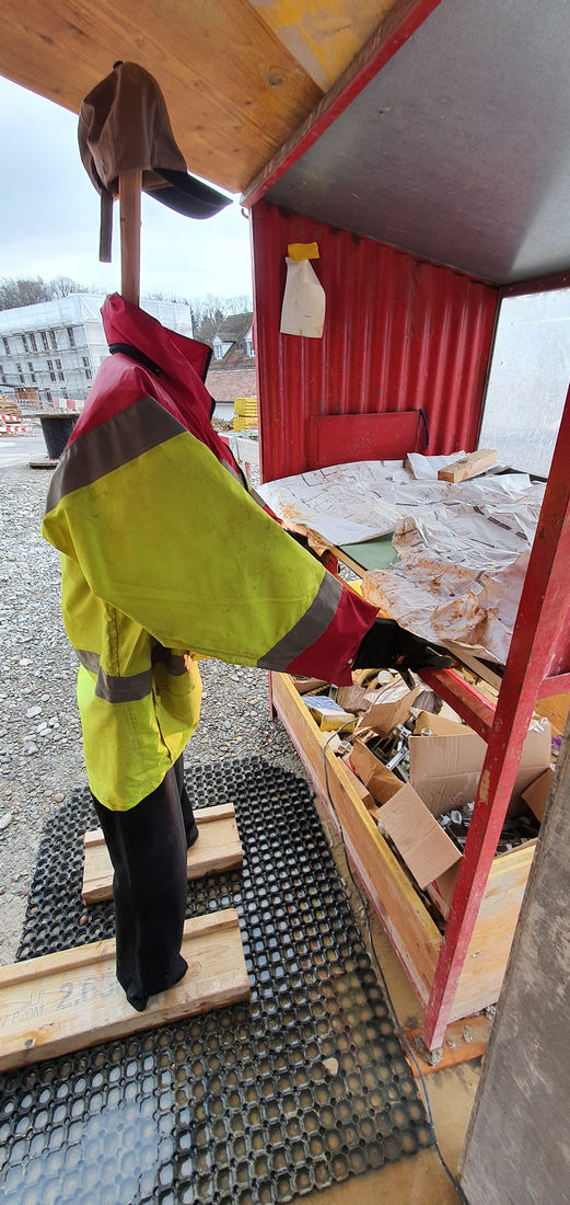 Baustellenkrippe: Planänderung